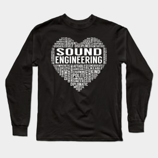 Sound Engineering Heart Long Sleeve T-Shirt